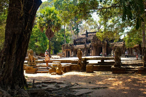 Templo Angkor Wat Durante Día Camboya —  Fotos de Stock