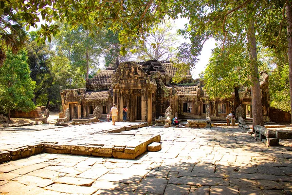 Tempel Angkor Wat Bei Tag Kambodscha — Stockfoto