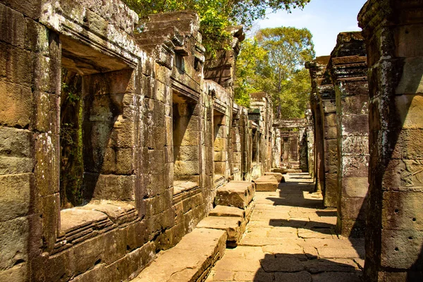 Ruïnes Van Tempel Angkor Wat Cambodja — Stockfoto