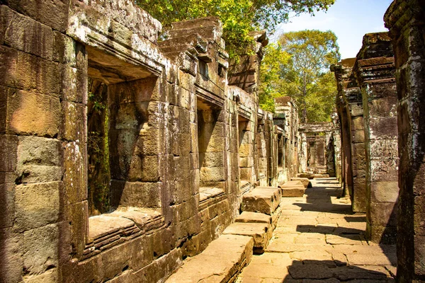 Angkor Wat Temple Overdag Cambodja — Stockfoto