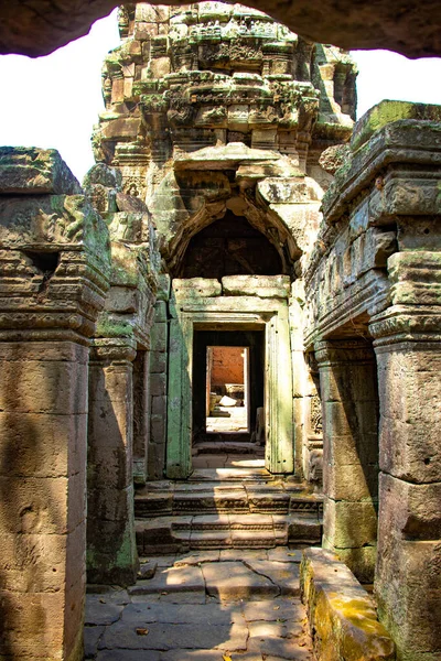 Ruïnes Van Tempel Angkor Wat Cambodja — Stockfoto