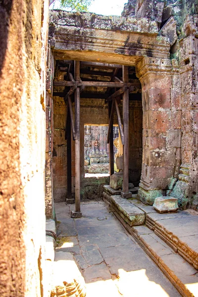 Kamboçya Daki Angkor Wat Tapınağının Kalıntıları — Stok fotoğraf