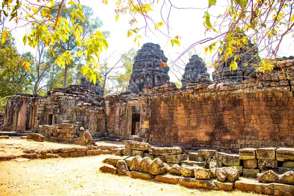 Ruïnes Van Tempel Angkor Wat Cambodja — Stockfoto