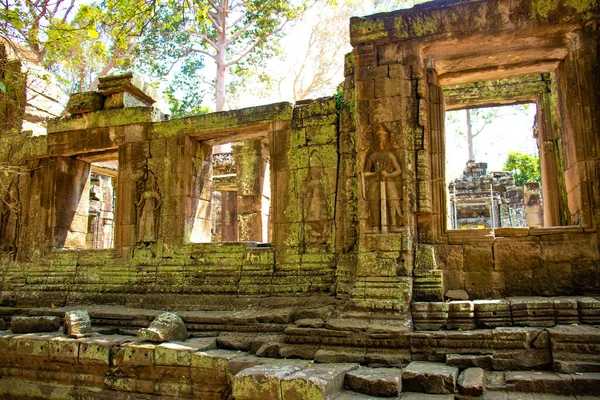 Ruïnes Van Tempel Angkor Wat Cambodja — Stockfoto