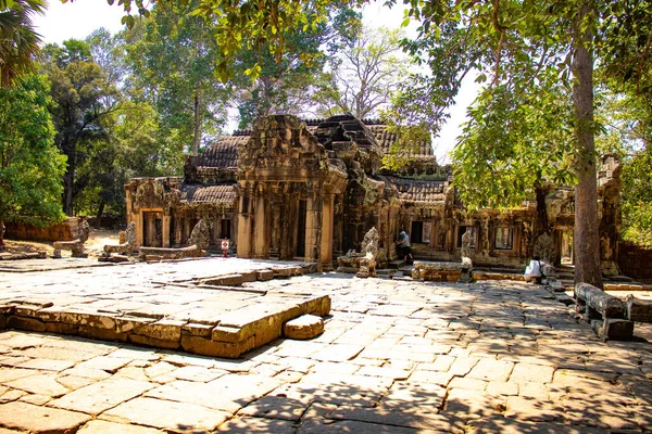 Angkor Wat Temple Dagtid Kambodja — Stockfoto