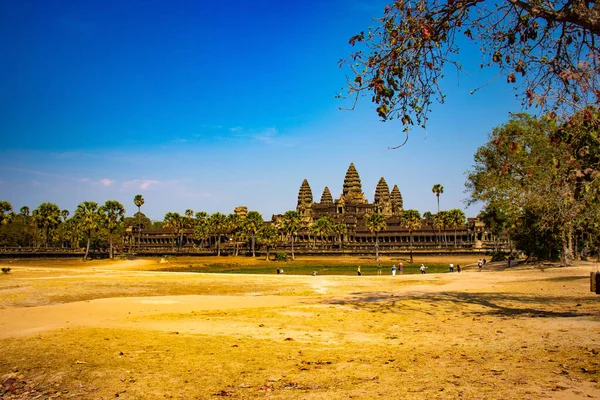 Angkor Wat Temple Daytime Cambodia — Stock Photo, Image