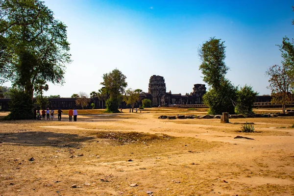 Architecture Asiatique Cambodge Angkor Wat Temple — Photo