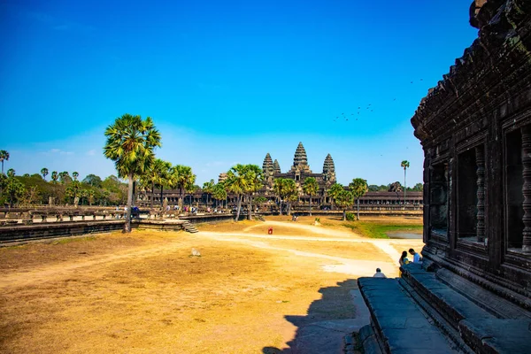 Asian Architecture Angkor Wat Temple Cambodia — Stock Photo, Image