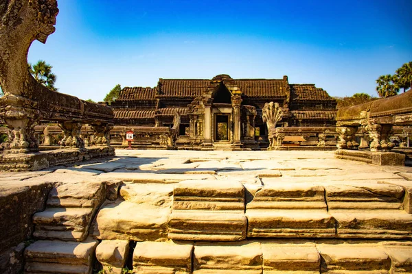Architecture Asiatique Cambodge Angkor Wat Temple — Photo