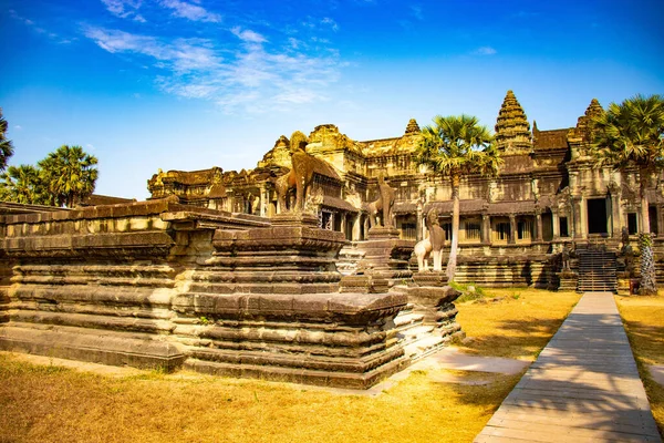 Aziatische Architectuur Angkor Wat Temple Cambodja — Stockfoto