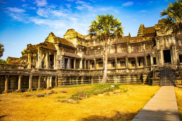 Aziatische Architectuur Angkor Wat Temple Cambodja — Stockfoto