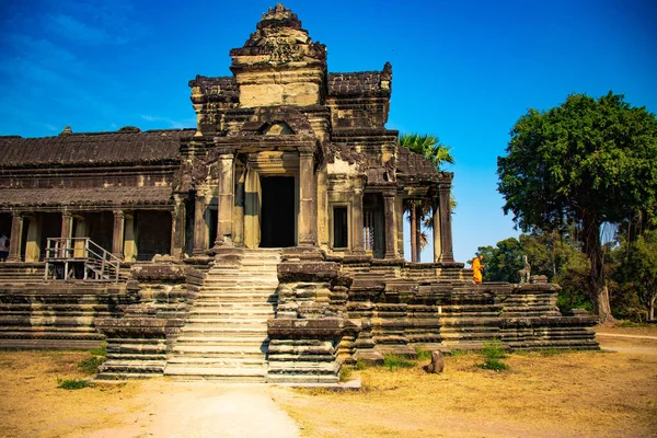 柬埔寨吴哥窟的亚洲建筑 — 图库照片
