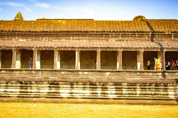 Arquitectura Asiática Angkor Wat Temple Camboya — Foto de Stock