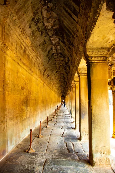 Arquitetura Budista Angkor Wat Temple Camboja — Fotografia de Stock