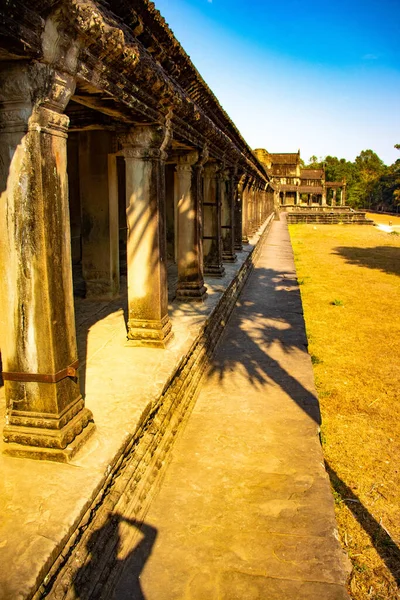 Arquitectura Budista Angkor Wat Temple Camboya — Foto de Stock