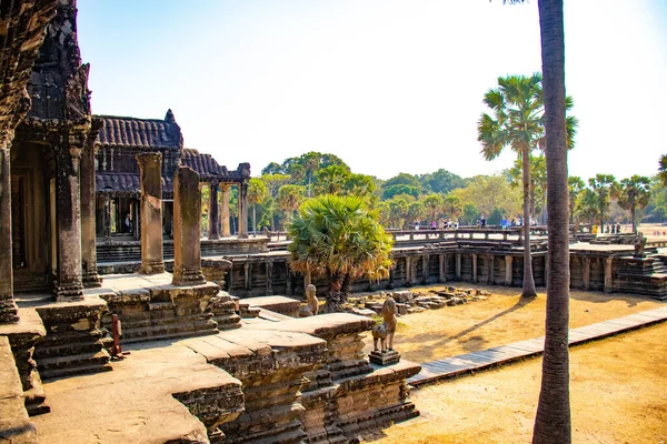 Architecture Bouddhiste Cambodge Angkor Wat Temple — Photo