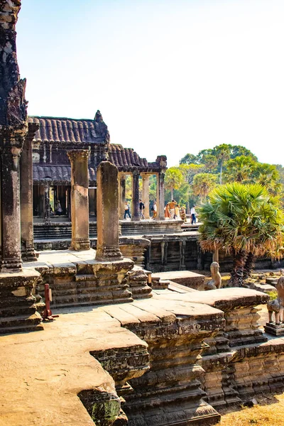 Architecture Bouddhiste Cambodge Angkor Wat Temple — Photo