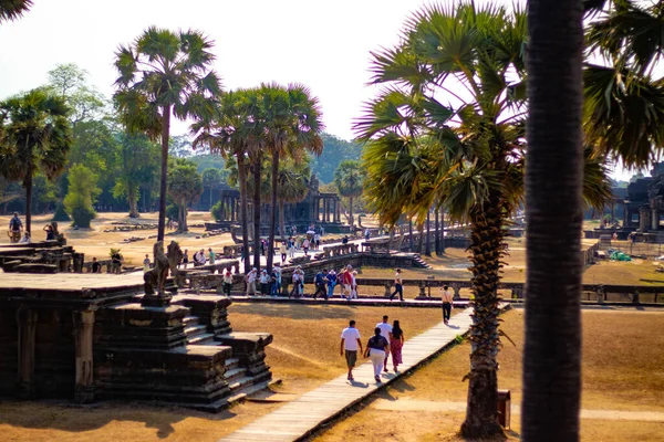 Architecture Bouddhiste Cambodge Angkor Wat Temple — Photo