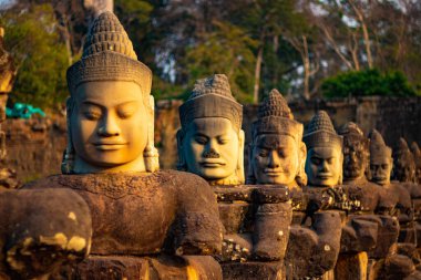 Kamboçya 'daki Angkor Thom Tapınağı 