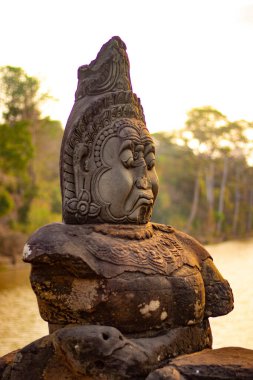 Kamboçya 'daki Angkor Thom Tapınağı 
