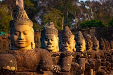 Kamboçya 'daki Angkor Thom Tapınağı 