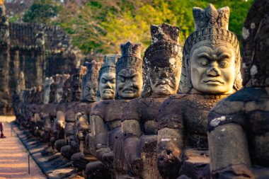 Kamboçya 'daki Angkor Thom Tapınağı 