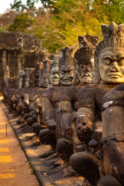 Kamboçya 'daki Angkor Thom Tapınağı 