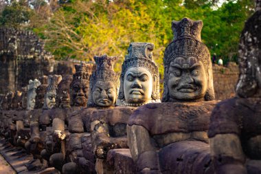 Kamboçya 'daki Angkor Thom Tapınağı 
