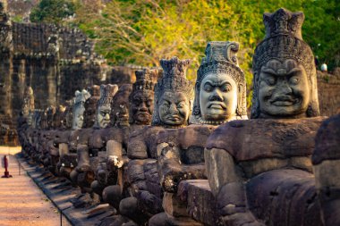 Kamboçya 'daki Angkor Thom Tapınağı 