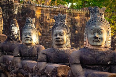 Kamboçya 'daki Angkor Thom Tapınağı 