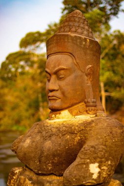 Kamboçya 'daki Angkor Thom Tapınağı 