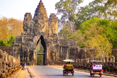 Kamboçya 'daki Angkor Thom Tapınağı 