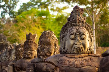Kamboçya 'daki Angkor Thom Tapınağı 