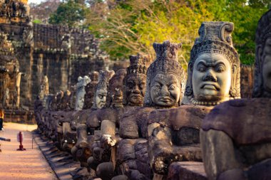 Kamboçya 'daki Angkor Thom Tapınağı 
