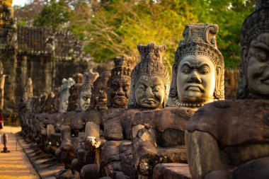 Kamboçya 'daki Angkor Thom Tapınağı 