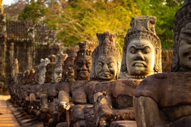 Kamboçya 'daki Angkor Thom Tapınağı 