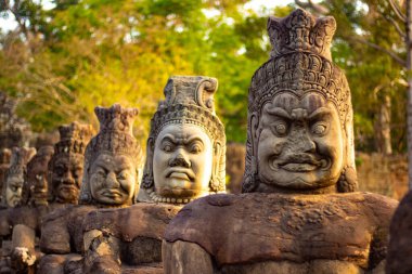 Kamboçya 'daki Angkor Thom Tapınağı 