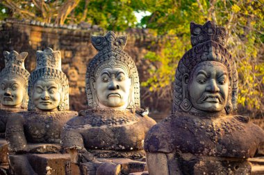 Kamboçya 'daki Angkor Thom Tapınağı 
