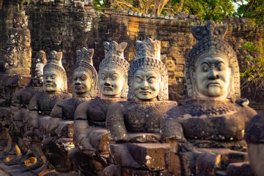 Kamboçya 'daki Angkor Thom Tapınağı 