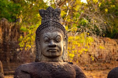 Kamboçya 'daki Angkor Thom Tapınağı 
