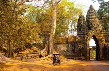 Kamboçya 'daki Angkor Thom Tapınağı 