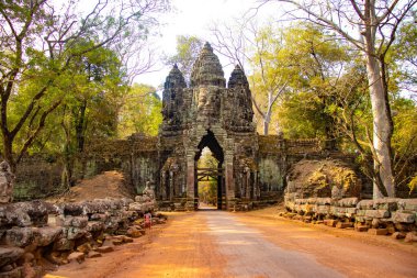 Kamboçya 'daki Angkor Thom Tapınağı 