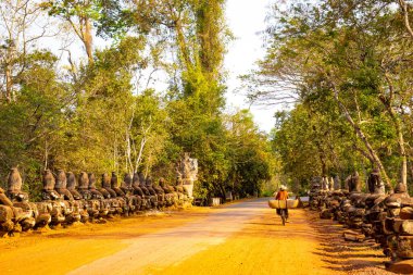 Kamboçya 'daki Angkor Thom Tapınağı 