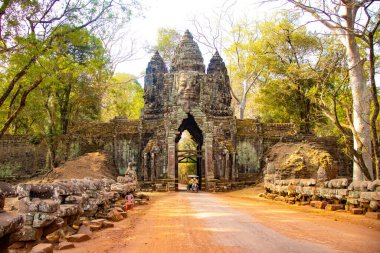 Kamboçya 'daki Angkor Thom Tapınağı 