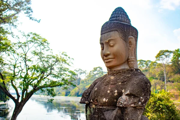 Estatuas Piedra Camboya — Foto de Stock
