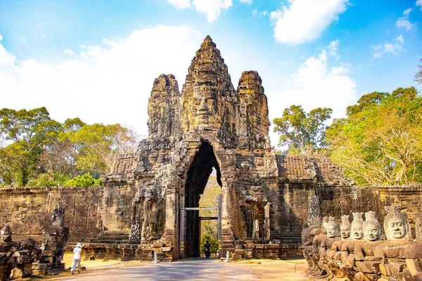 Αγάλματα Από Πέτρα Καμπότζη — Φωτογραφία Αρχείου
