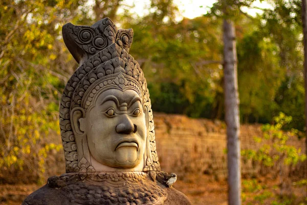 Angkor Thom Ναός Στην Καμπότζη — Φωτογραφία Αρχείου