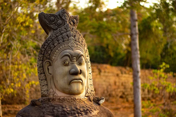 Angkor Thom Ναός Στην Καμπότζη — Φωτογραφία Αρχείου