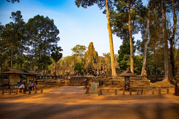 Храм Ангкор Камбодже — стоковое фото