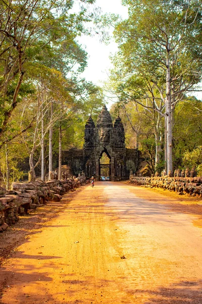 Angkor Thom Temple Kambodja — Stockfoto